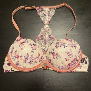 PINK date push up lace bra 32B